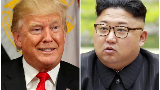 Donald Trump y Kim Jong-un.
