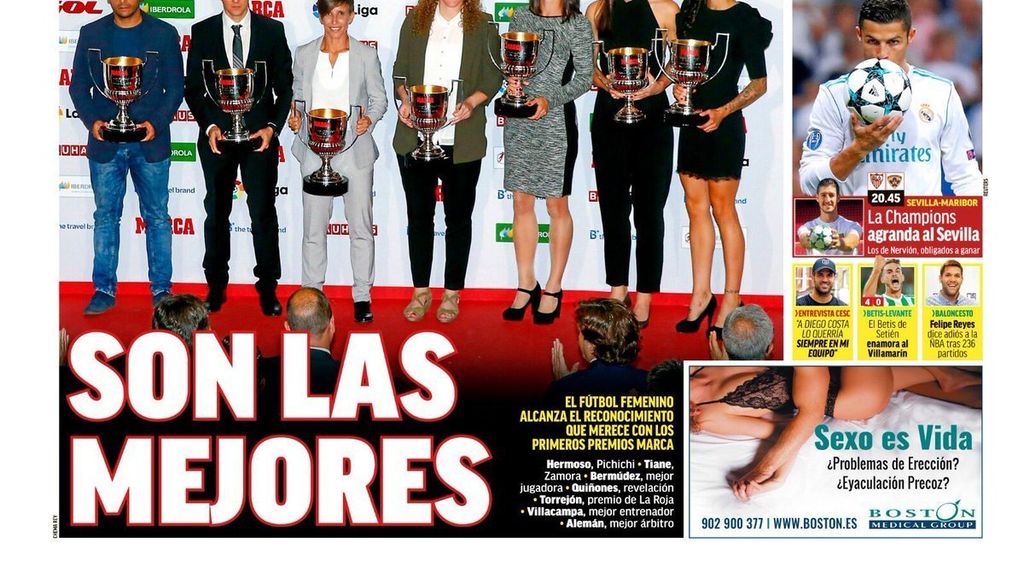 Portada de MARCA (26/09/17)