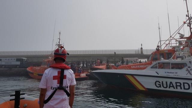 Rescatados 59 inmigrantes, 20 de ellos menores, de dos pateras en el Estrecho