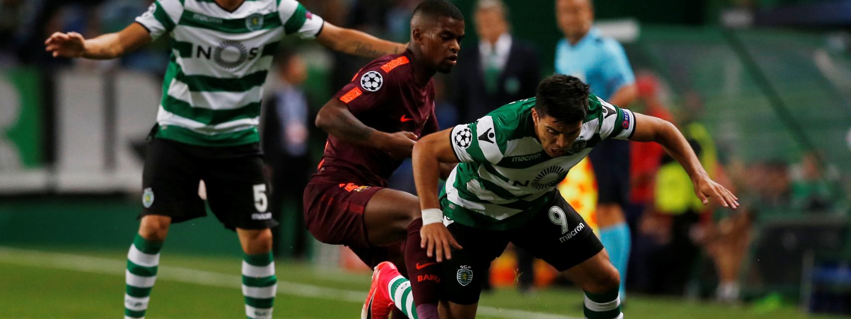 Imagen del Sporting de Portugal - Barcelona.