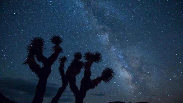 Imagen desde la vía láctea tomada desde la Tierra.