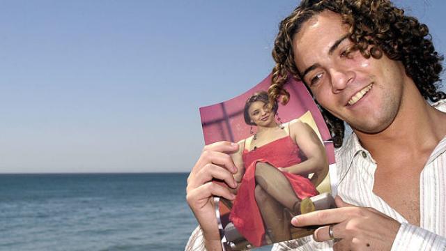 Bisbal, con un póster de la que fue su pareja.