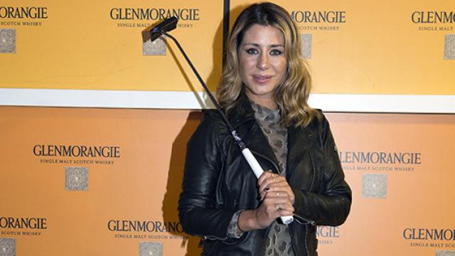 Elena Tablada en un evento de golf.