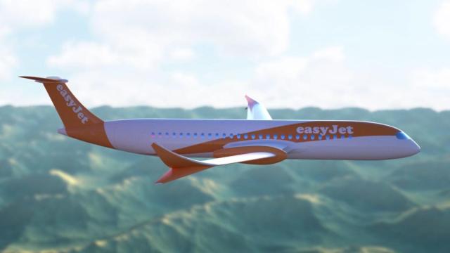 Prototipo del avión eléctrico que quiere desarrollar easyJet para volar en corto radio.