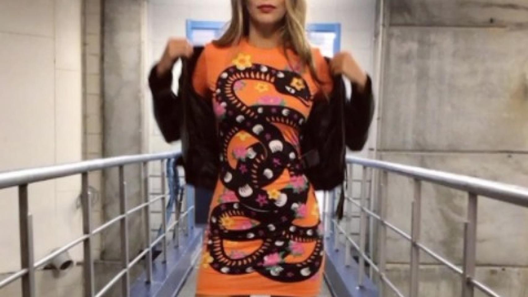 Rosanna Zanetti tras el concierto de David Bisbal el sábado 29 de octubre en Madrid.