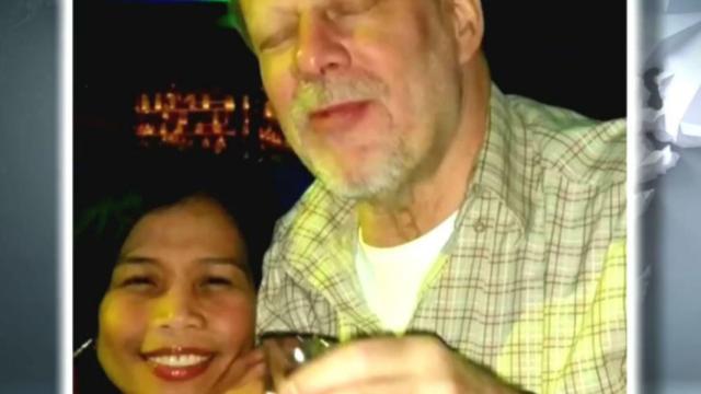 Stephen Paddock junto a su pareja en una imagen de hace unos días