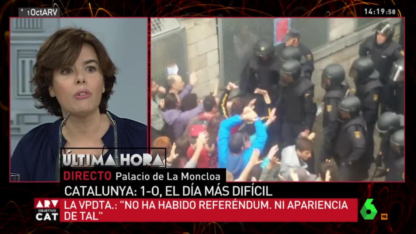 La 1, sin programa especial por el 1-O y rebajando la tensión entre la policía y los ciudadanos