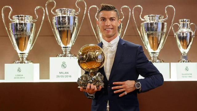 Cristiano Ronaldo ganó en 2016 su cuarto Balón de Oro