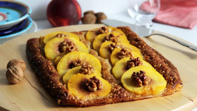 HOJALDRE DE NECTARINAS Y FRUTOS SECOS Principal