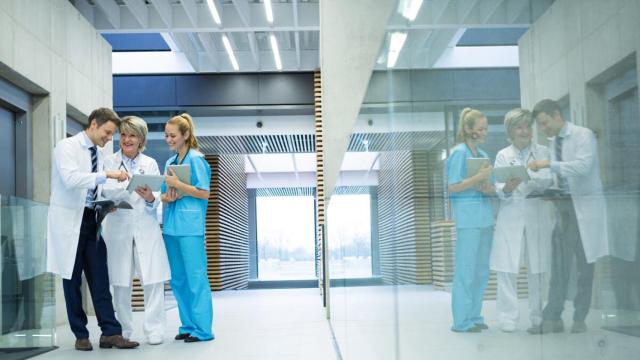 Imagen de archivo de un hospital.