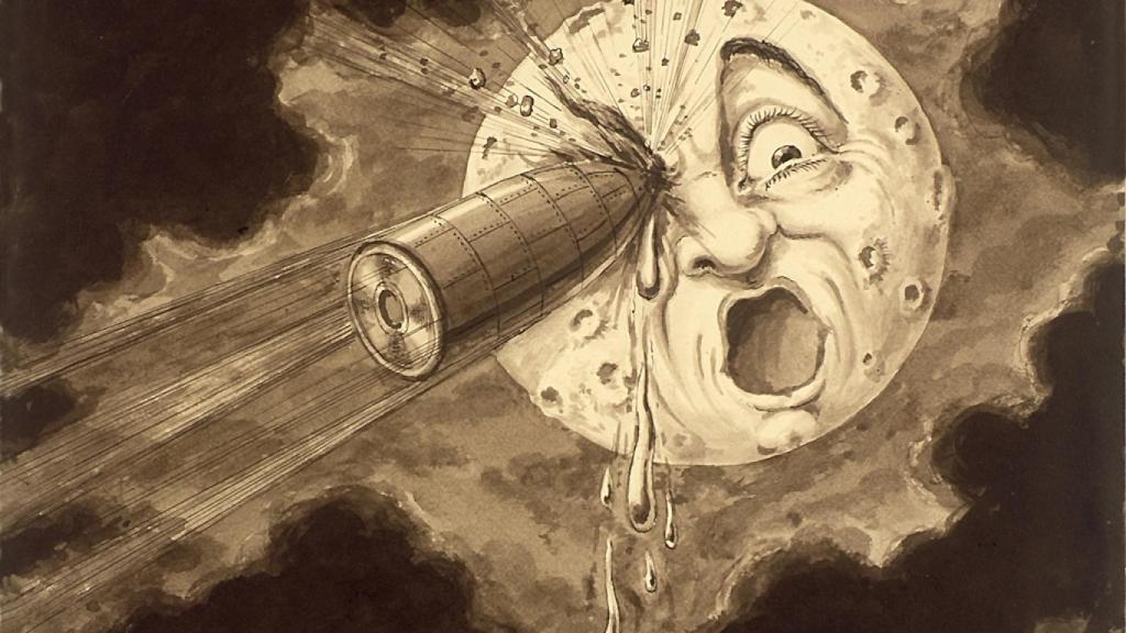 Viaje a la luna, de Méliès.