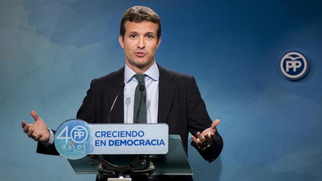 El vicesecretario de Comunicación el PP, Pablo Casado.