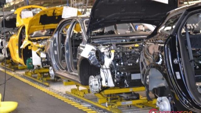 Interior de la fábrica de Renault en Palencia.