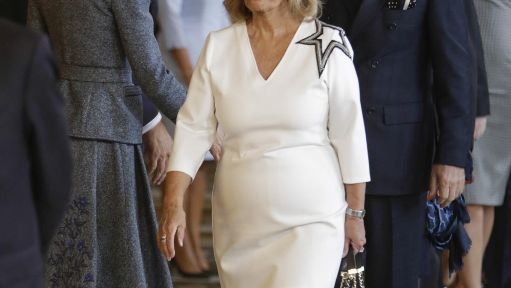 Todos los invitados a la recepción en el Palacio Real