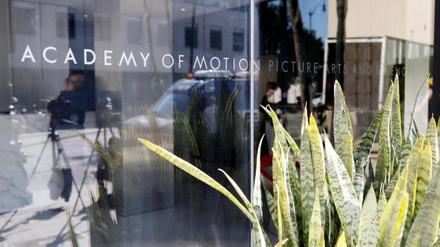 Entradada de la Academia de Hollywood en Beverly Hills.