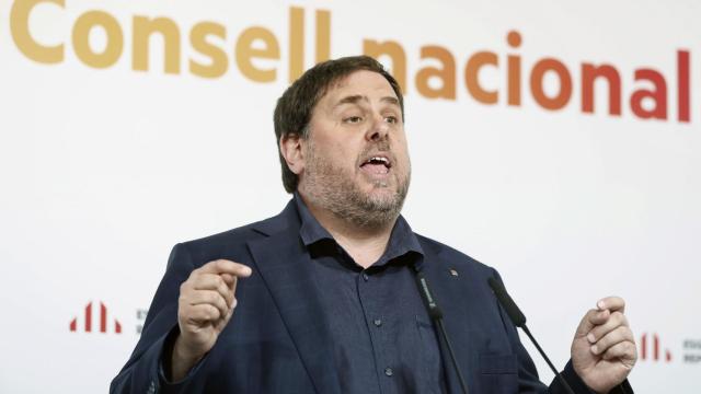 Junqueras en el congreso nacional de ERC.