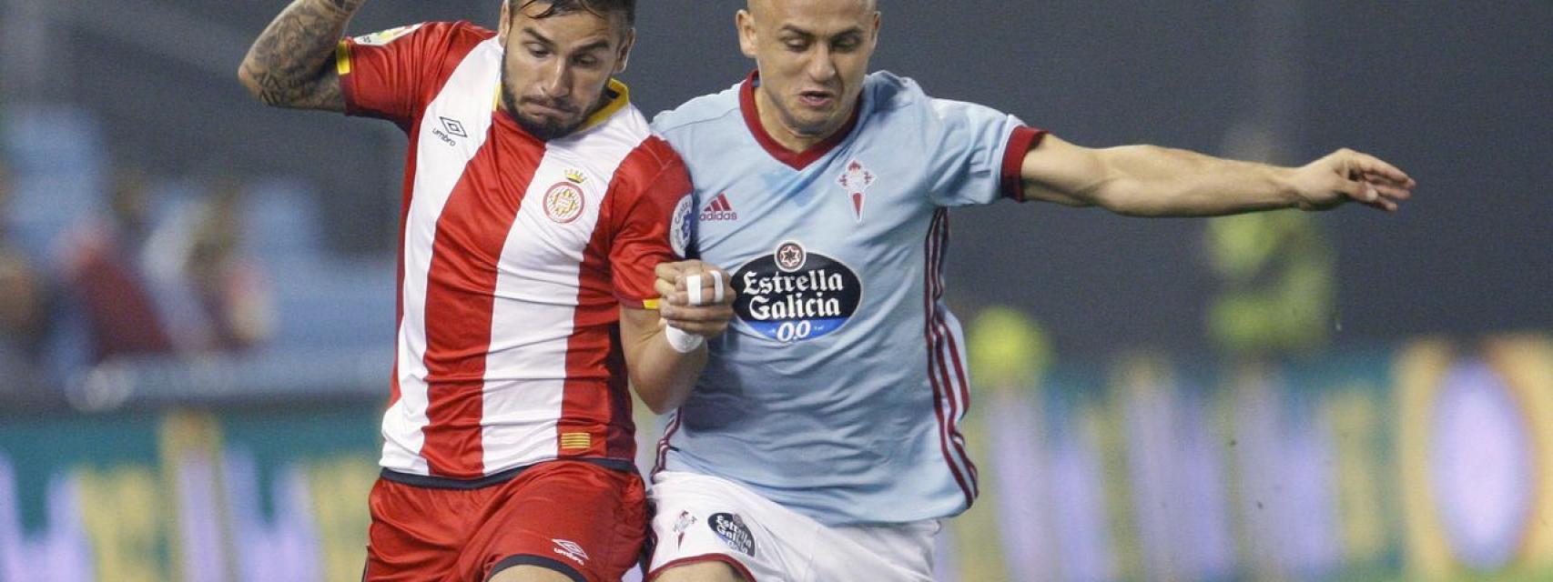 Imagen del último partido liguero del Celta.