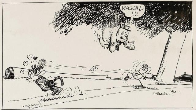 Tira cómica de Krazy Kat, de George Herriman.