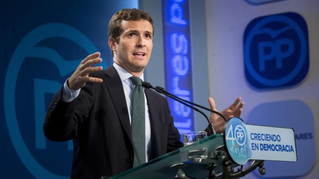 El vicesecretario de Comunicación del PP, Pablo Casado.
