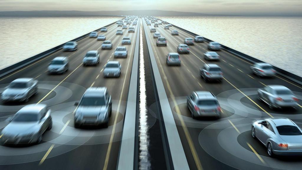 coche conectado carretera conectada