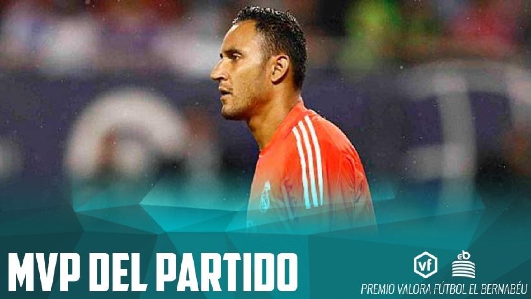 Keylor Navas, MVP del Real Madrid - Tottenham