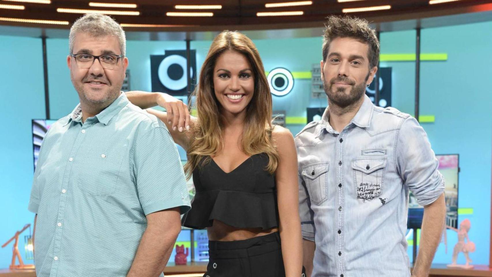 Florentino Fernández, Lara Álvarez y Dani Martínez.