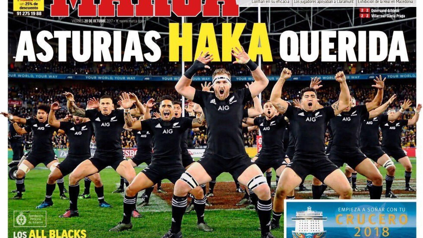 Portada MARCA (20/10/17)