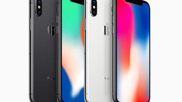 apple iphone x delantera trasera gris espacial plata