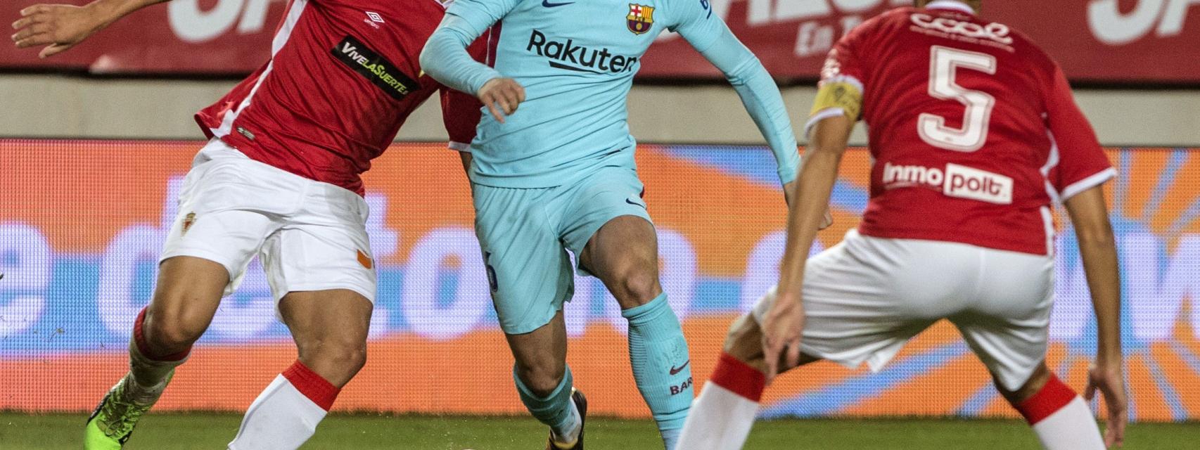 Deulofeu en el Murcia - Barcelona.