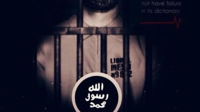 Cartel distribuido por el DAESH.