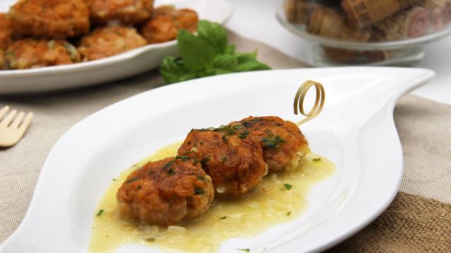 ALBONDIGAS DE CALAMARES Y LANGOSTINOS Portada