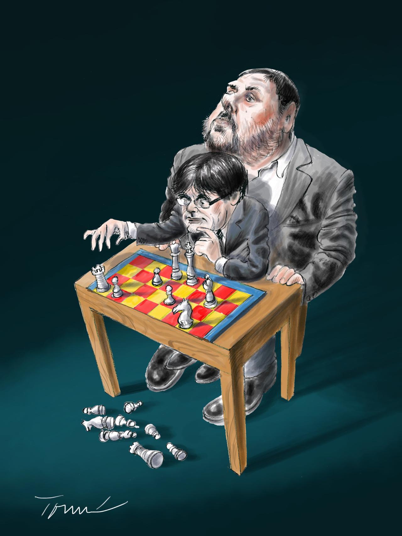 Puigdemont sigue jugando su partida