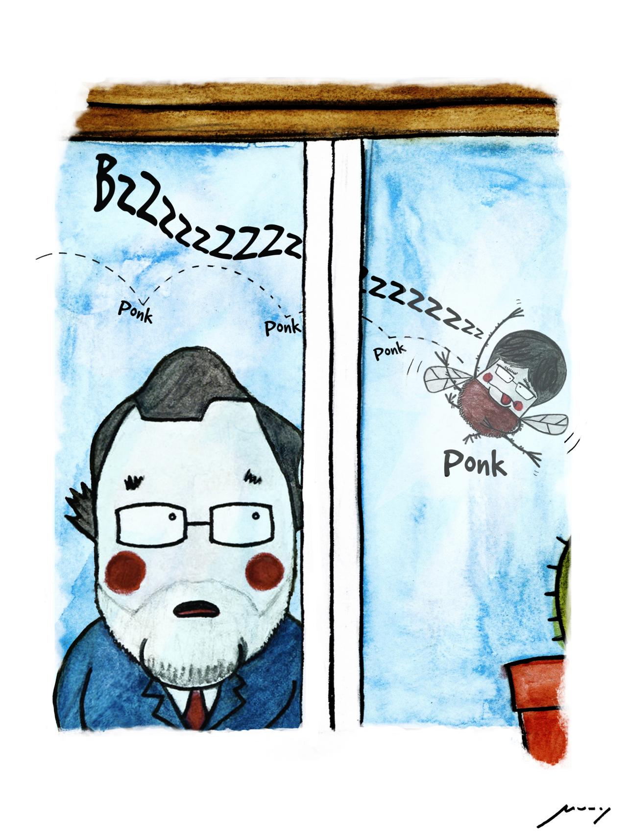 El cristal y la mosca