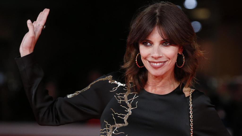 Maribel Verdú en la presentación en Roma de Abracadabra.