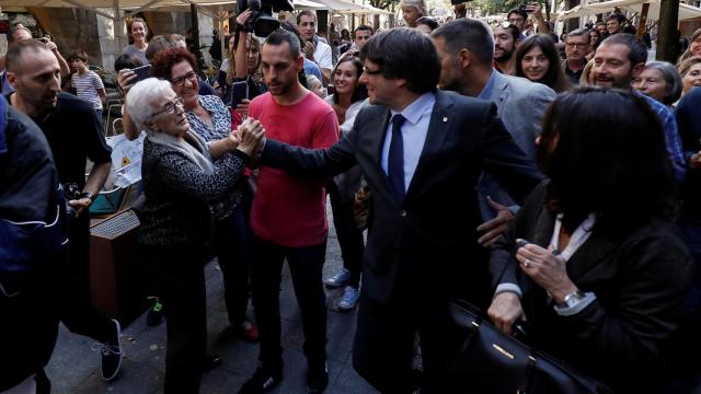 Puigdemont, en Girona.