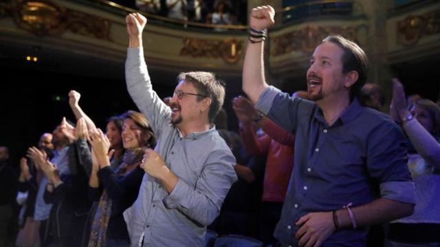 Iglesias y Domènech en una imagen de archivo.