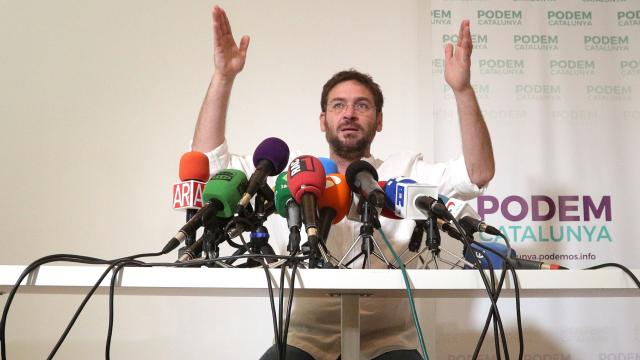 Albano Dante Fachin este martes en Barcelona.