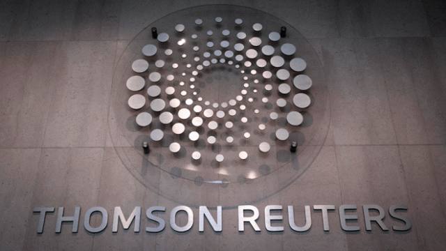 Los beneficios de Thomson Reuters caen un 6% hasta los 704 millones