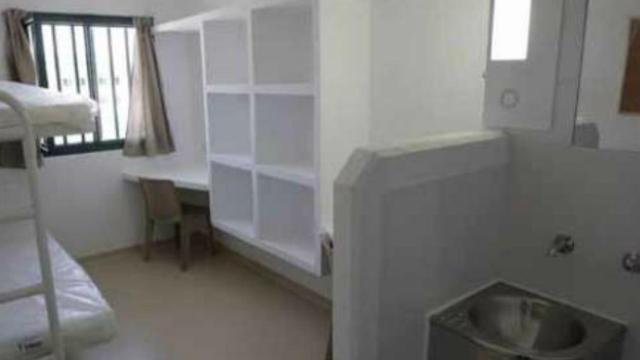 Interior de una de las celdas