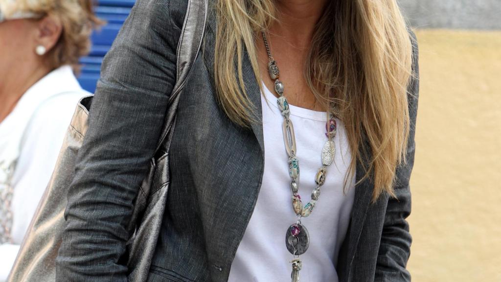 Isabel Sartorius posando.