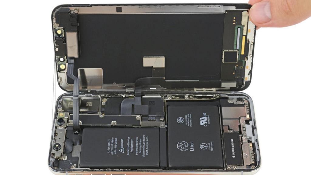 Batería de un iPhone.