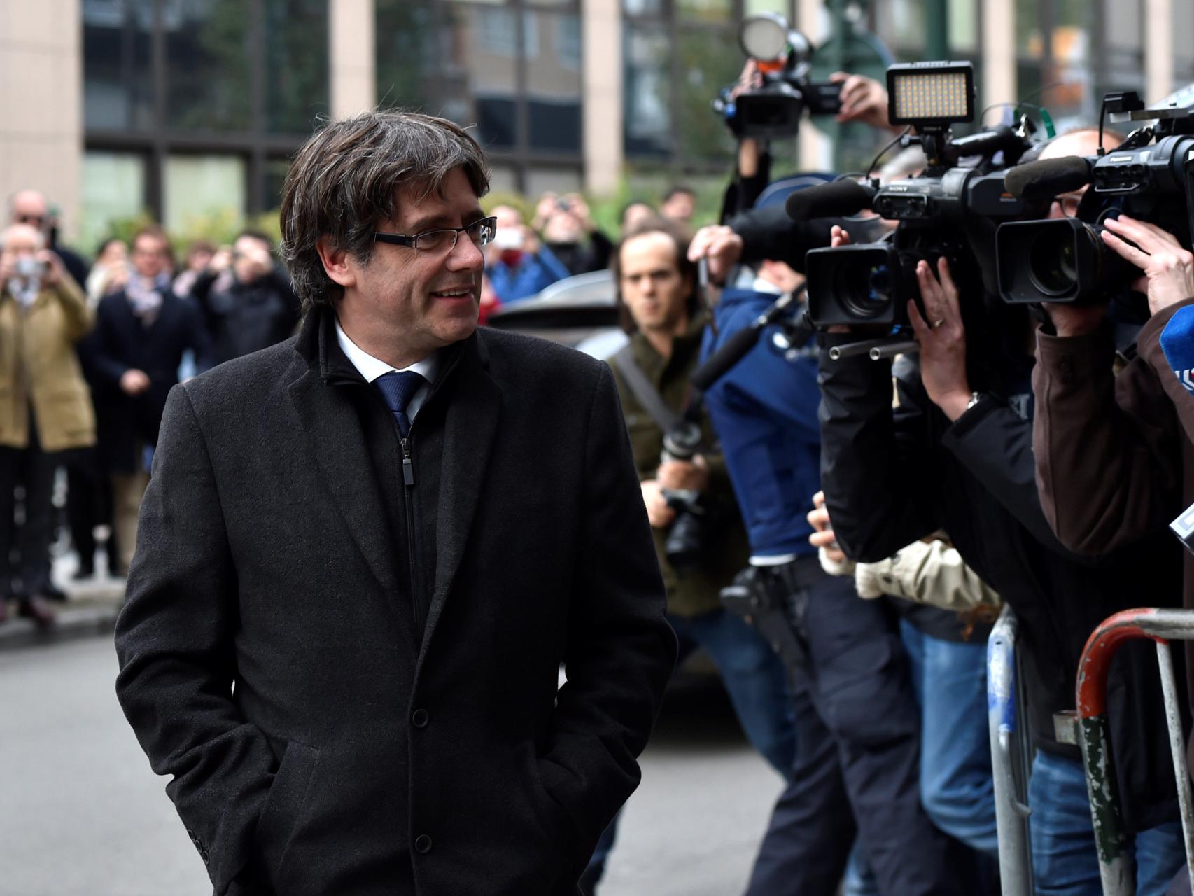 Carles Puigdemont en Bruselas