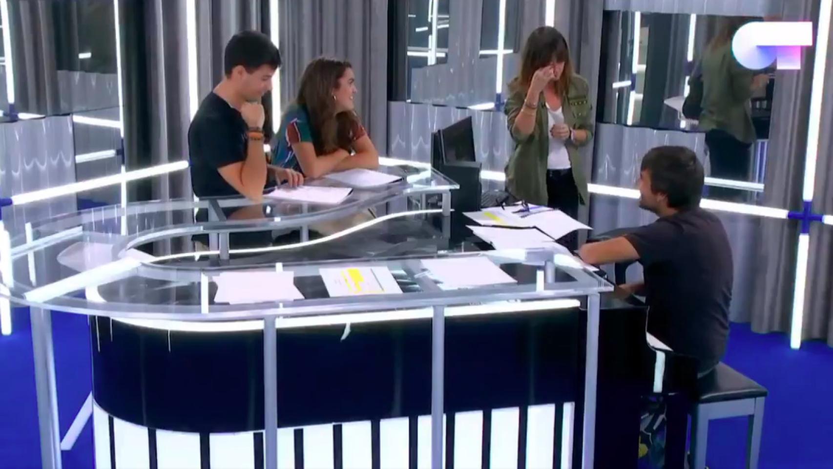 Noemí Galera se emociona en OT.