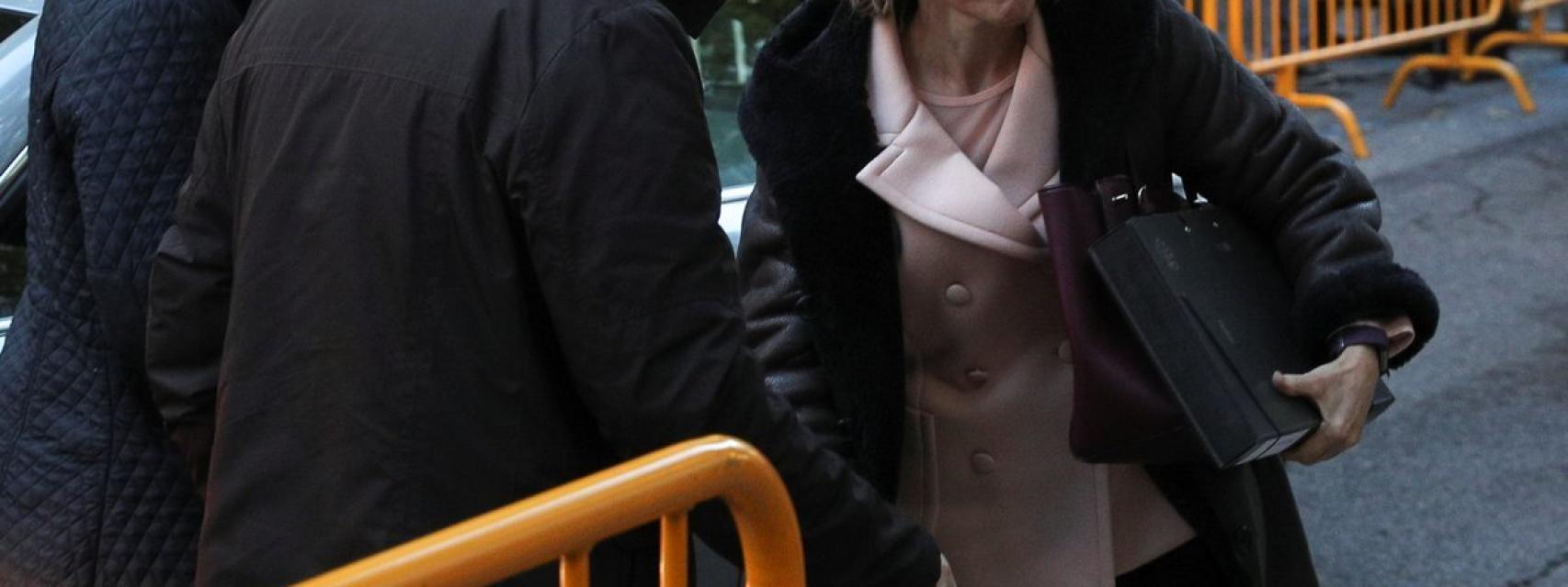 Forcadell a su llegada al Tribunal Supremo