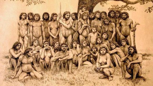 Image: Pequeños pasos. Creciendo desde la Prehistoria