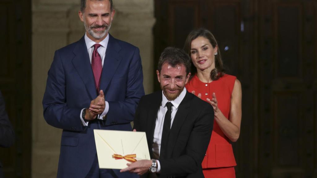 Los reyes con Pablo Motos.