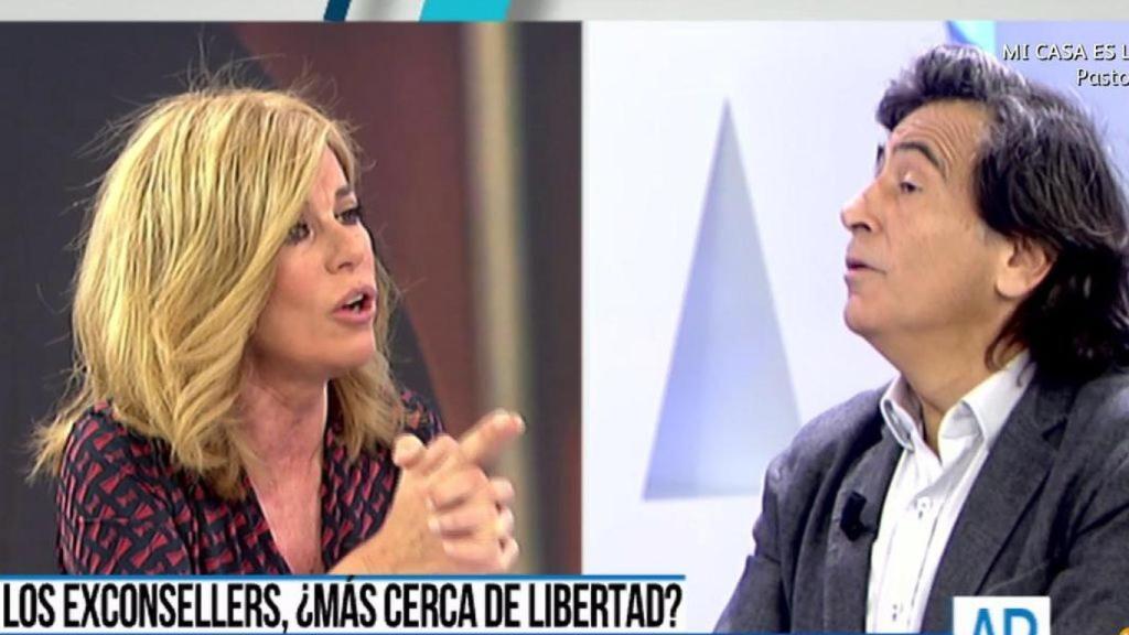 Dura pelea entre Palomera y Espada en 'AR': Me levanto y me voy