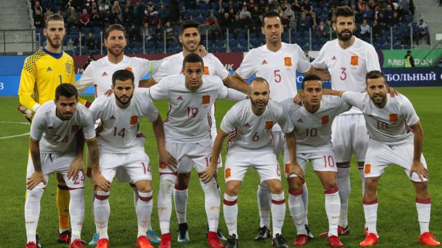 Once titular de España ante Rusia este martes.