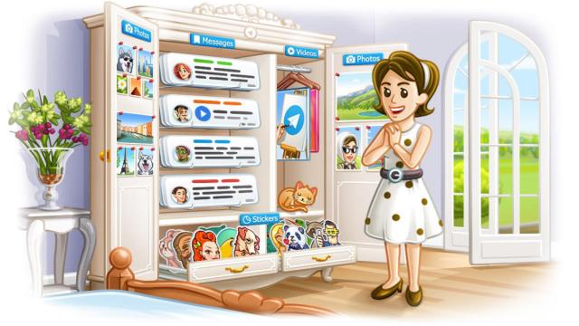 Telegram se actualiza con álbumes, mensajes guardados y mejor búsqueda