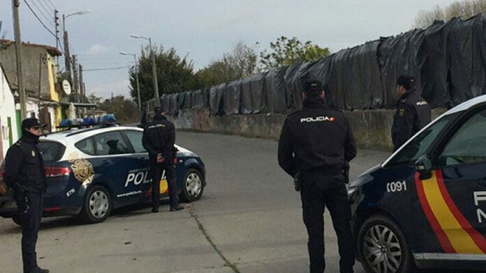 zamora policia nacional barrio llamas